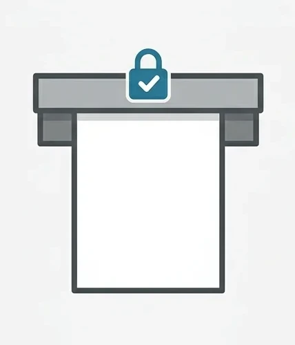 Passo 2: fixação firme do papel no FixPaper