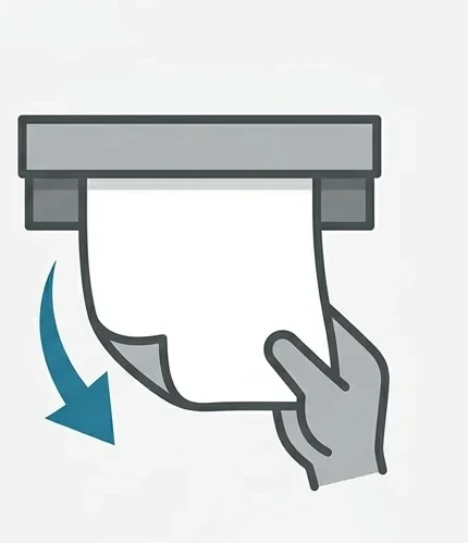 Passo 3: remover papel do FixPaper